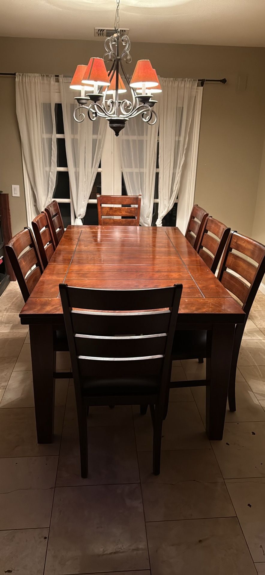 Large Wooden Kitchen Table