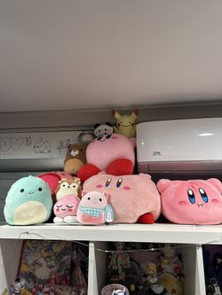 Plushie, Squishmallow, Pokemon, Kirby, Kakao Peach