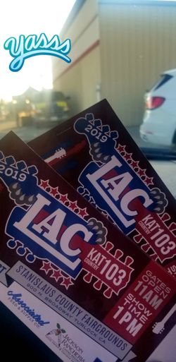 2 sets of LAC Tickets..Chris jansen, Locash, Cassidy Pope, And More!!..Awesome Country Concert With Many Artist!...$25 a set of 2 tickets