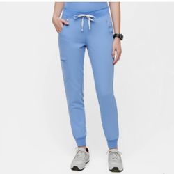 Figs Zamora Ceil Blue Pants Large
