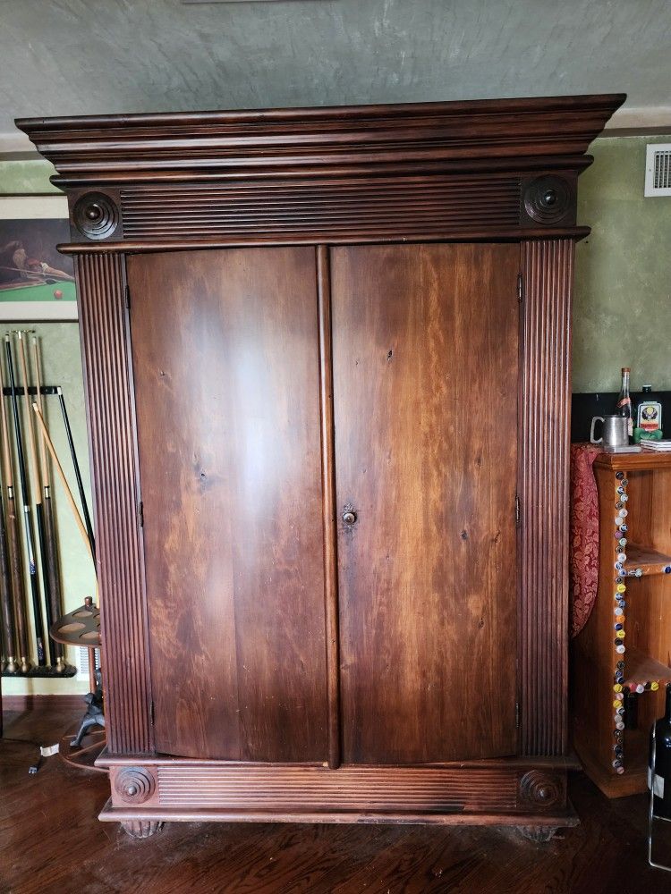 Teak Wood Armoire...