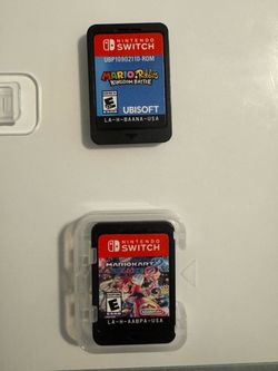 Mario Kart 8 Deluxe  &. Mario + Rabbids Kingdom Battle  —Nintendo Switch $39 x 2