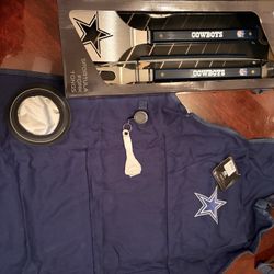Dallas Cowboy Grilling Set & Apron $40 New With Tags 