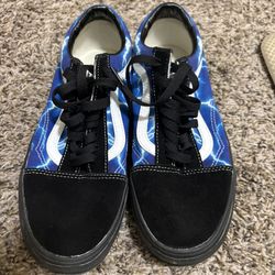 Blue Lightning Vans