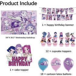 K-Pop Inspired Birthday Decorations Kit