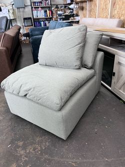 New modular accent chair gray color dimensions pictures