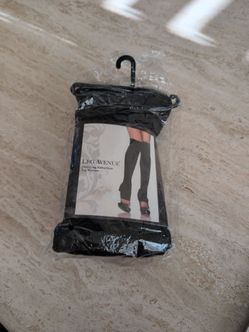 Black Extra Long Ribbed Knit Leg Warmers, Adult One Size, Leg Avenue #3913, New