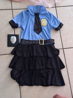 Police little girls costumes