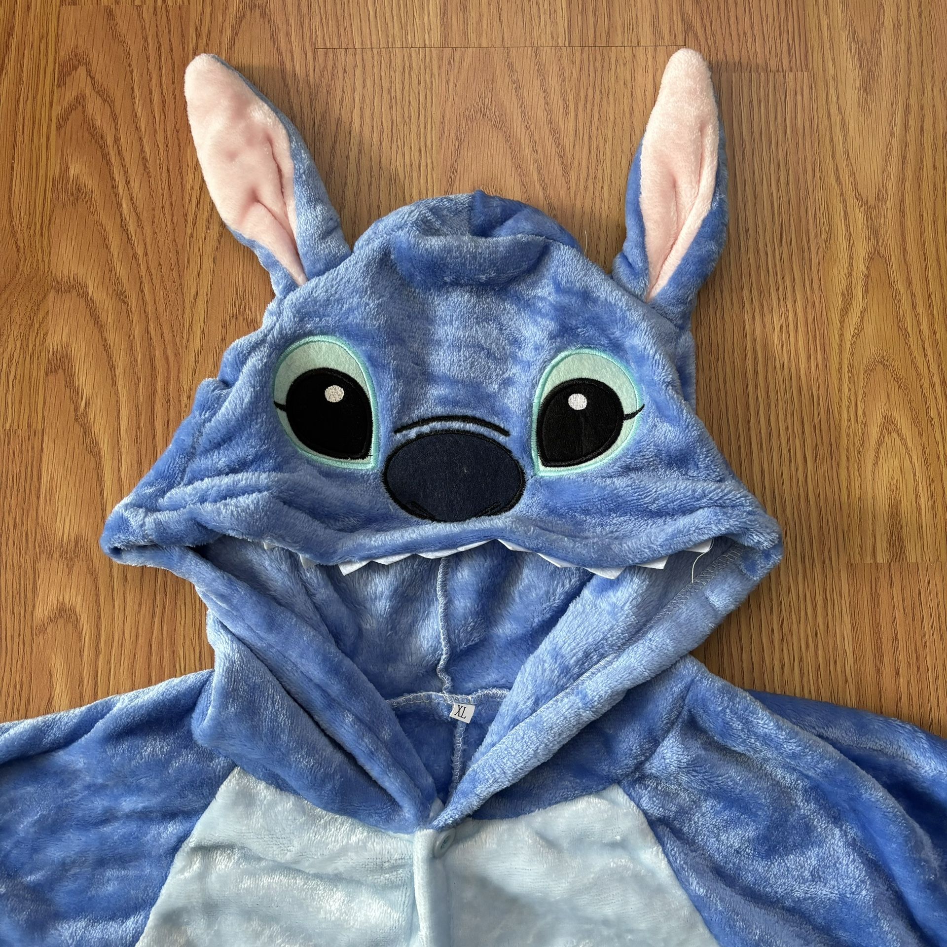 Stitch Adult Youth Costume Halloween Fleece Hooded Pajamas