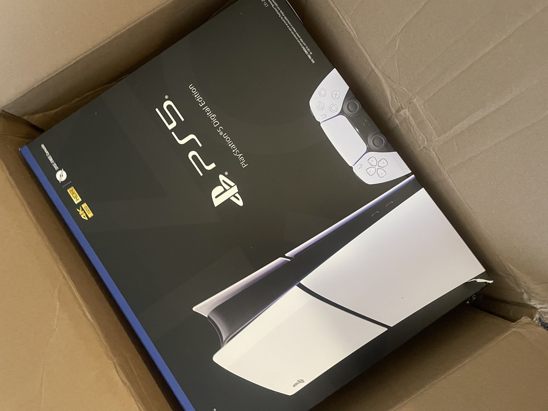Unopened NEW PS5 Digital Addition (slim)(from Amazon)
