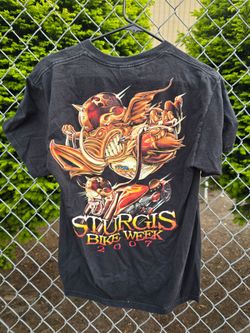 Bike Week 2007 Sturgis Graphic T-shirt medium