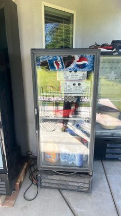 Two Pepsi One door Refrigerators commercial