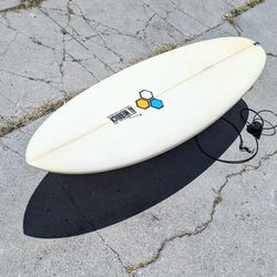 5'10 Surfboard Al Merrick Biscuit 38L Volume