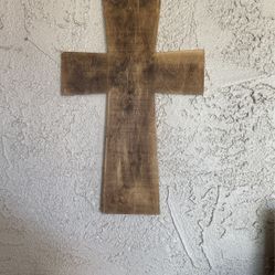 Stained Wooden Cross