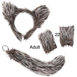 Wolf Costume 4 pc Halloween Kid or Adult / Disfraz de Lobo Niños o Adulto 