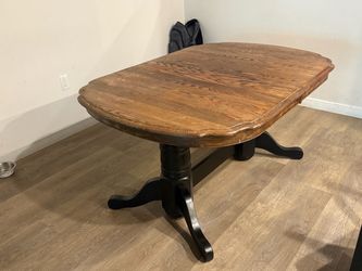 Oak dining table
