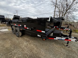7x14ft 2ft Sides Tophat Trailer 14,000lbs