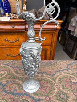 Vintage pewter pitcher