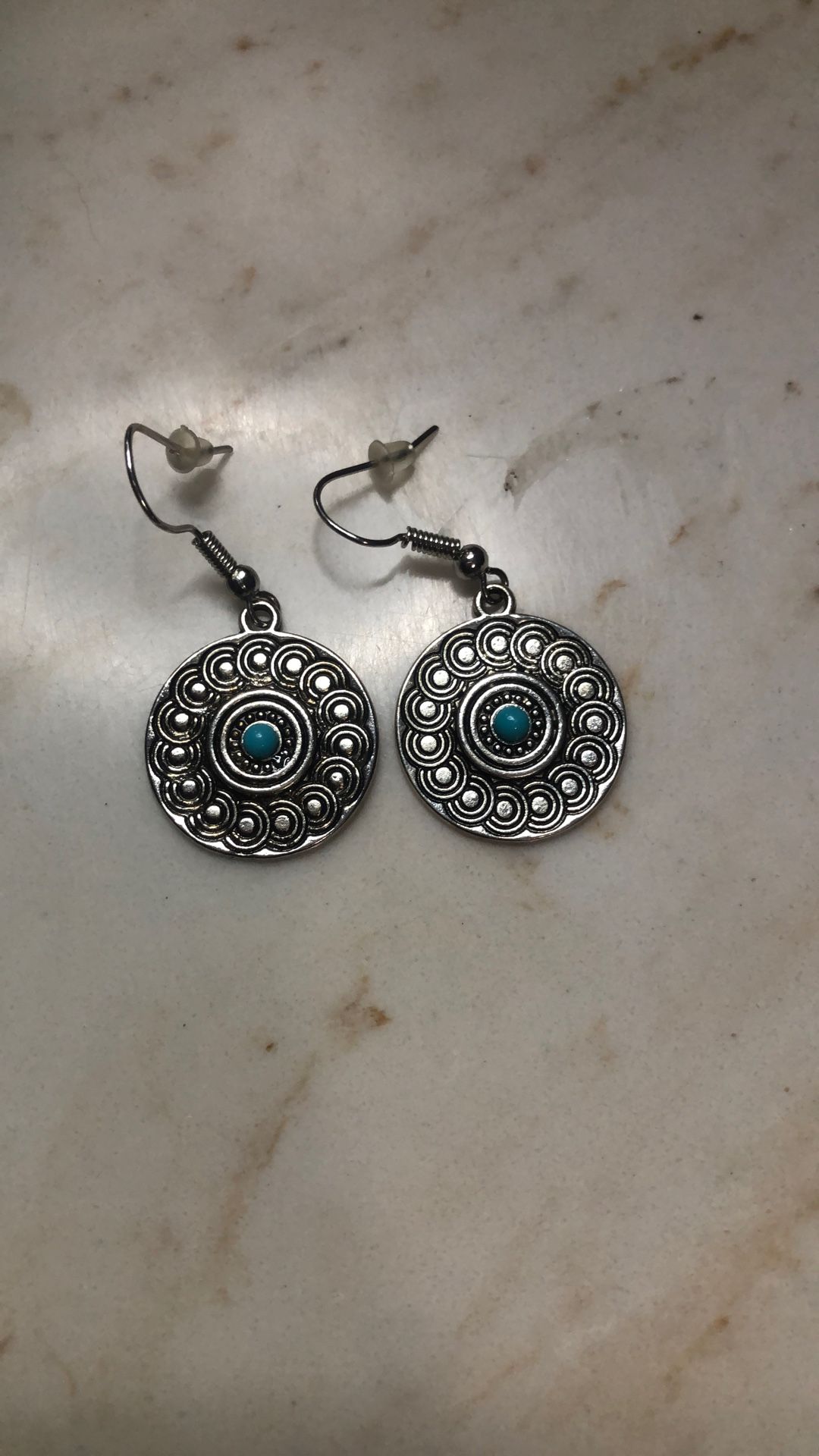 Turquoise Western Earrings