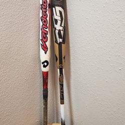 (2) Demarini Composite Fast Pitch Softball Bats-32" 