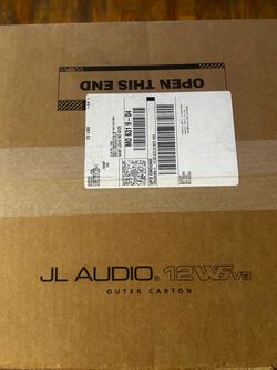 JL Audio w6v3 subwoofer and box!
