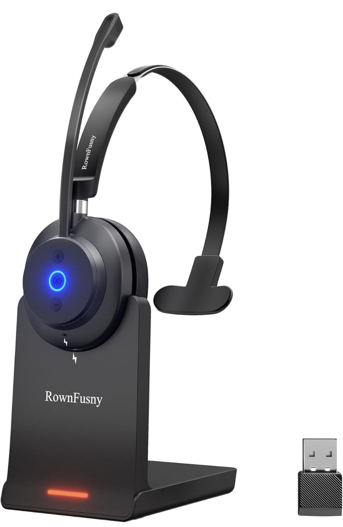 Wireless Headset with Mic for Work