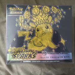 Pokemon Center Surging Sparks ETB