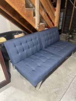 Blue Futon