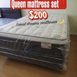 Queen Size Pillow Top Mattress Set ‼️‼️
