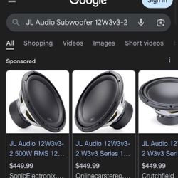 JL AUDIO 12W3v3-2 Subwoofer 