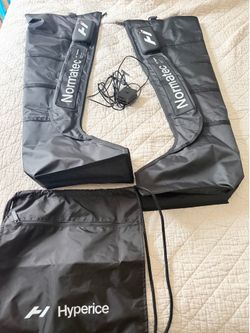 Hyperice Normatec Elite Recovery Boots – Barely Used + Bag & Charger