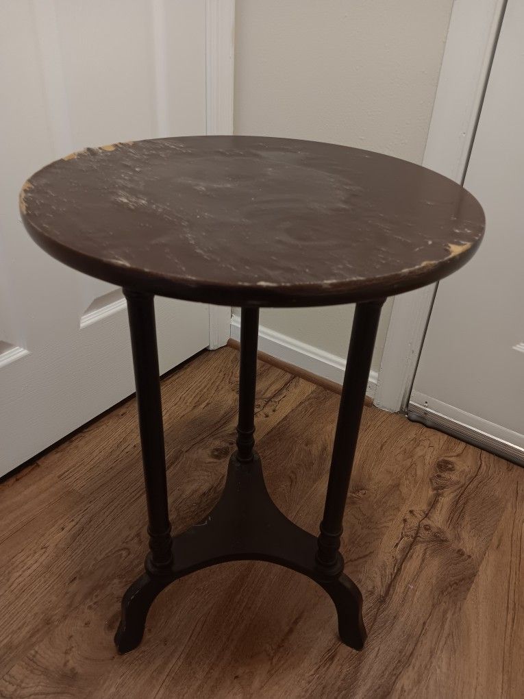 Petite End Side Table Stool Made In Taiwan