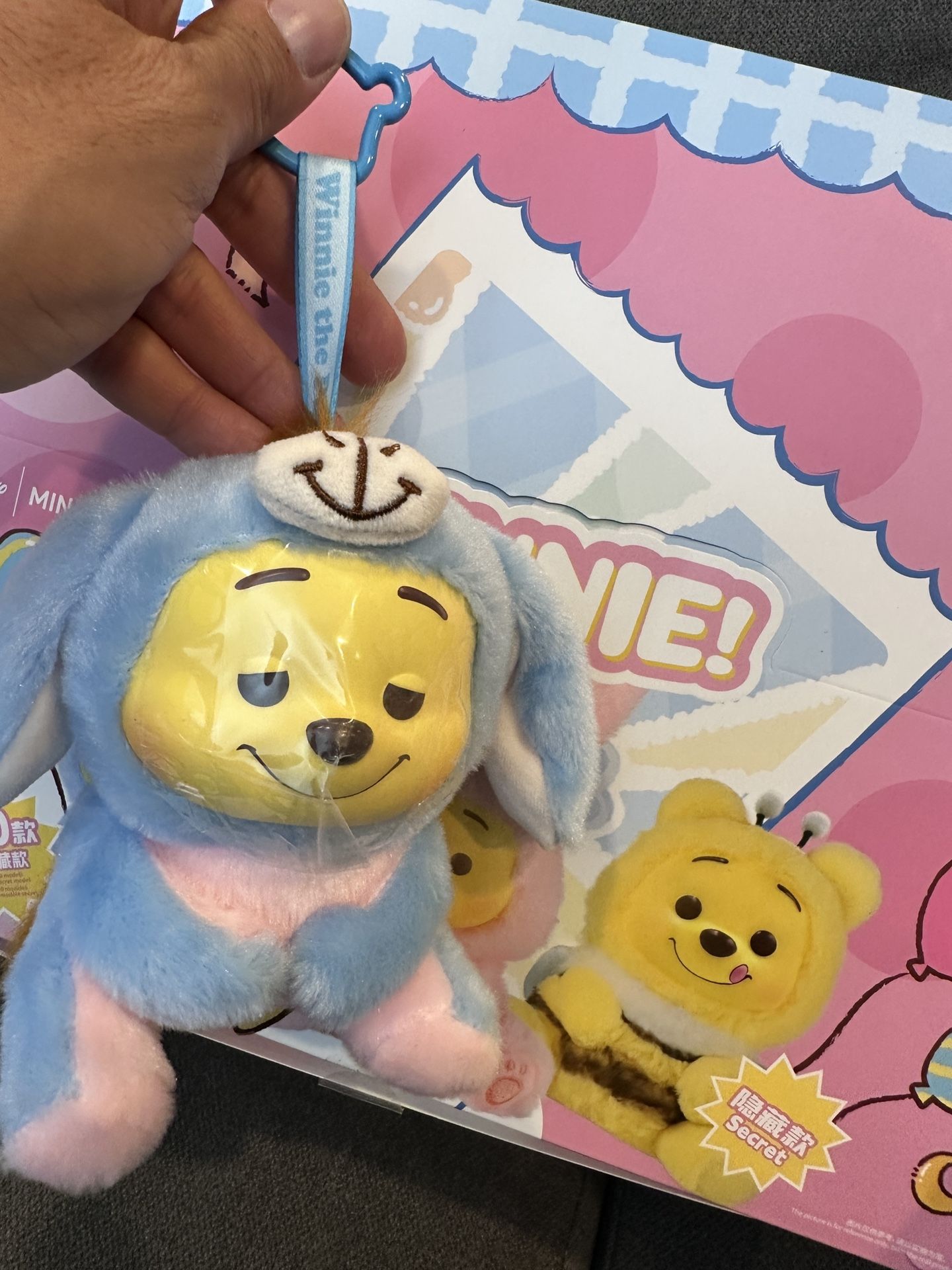 Disney Miniso Winnie The Pooh Plush Key Chain