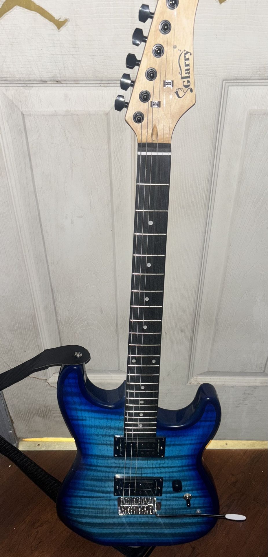 electric guitar and amp