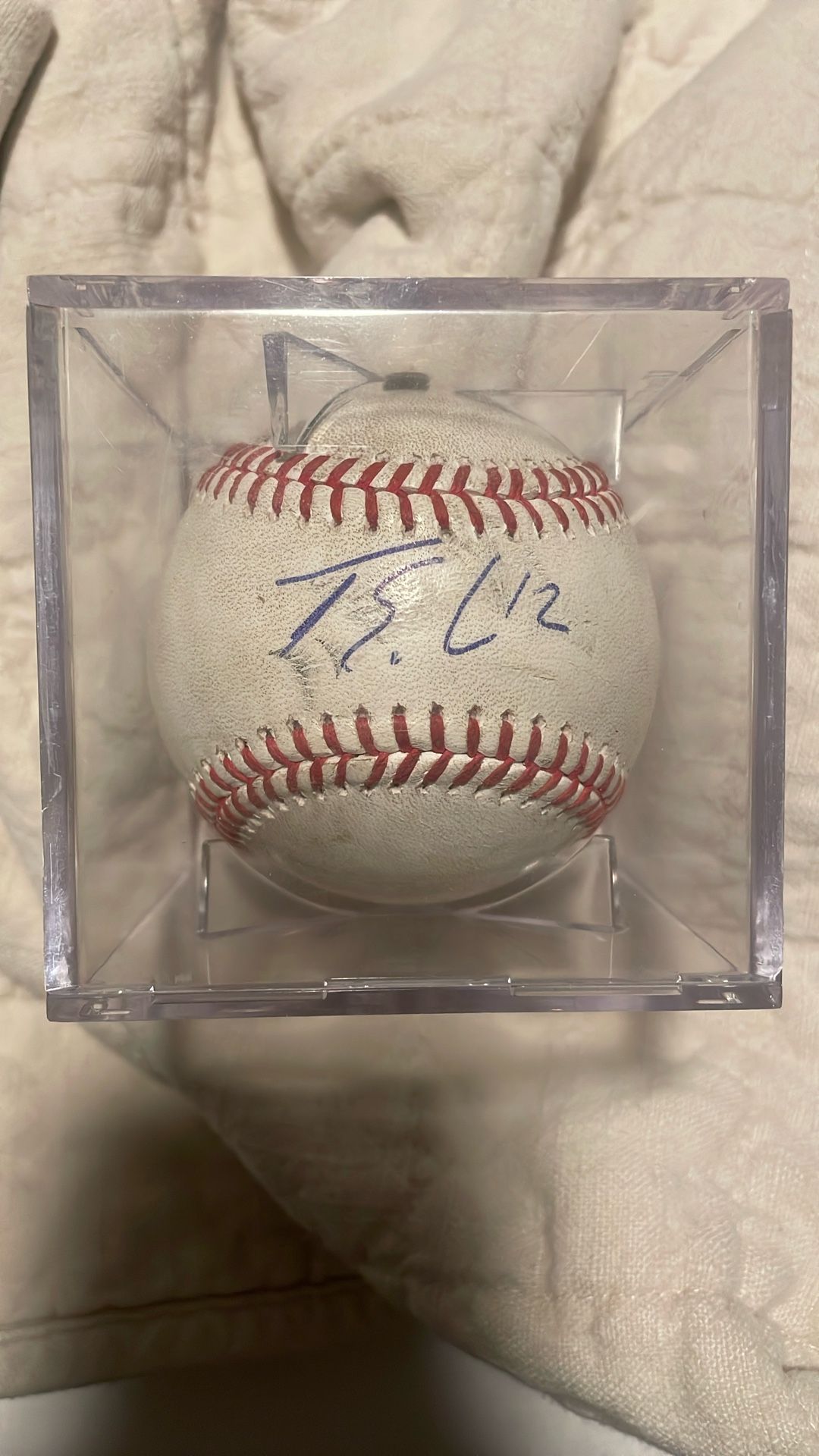 Jorge Soler autographed baseball