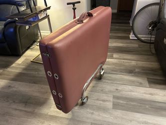 Oakworks massage table with nice cart
