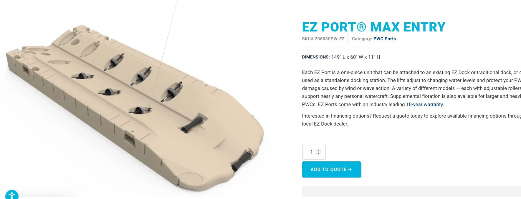 EZ Port Docks