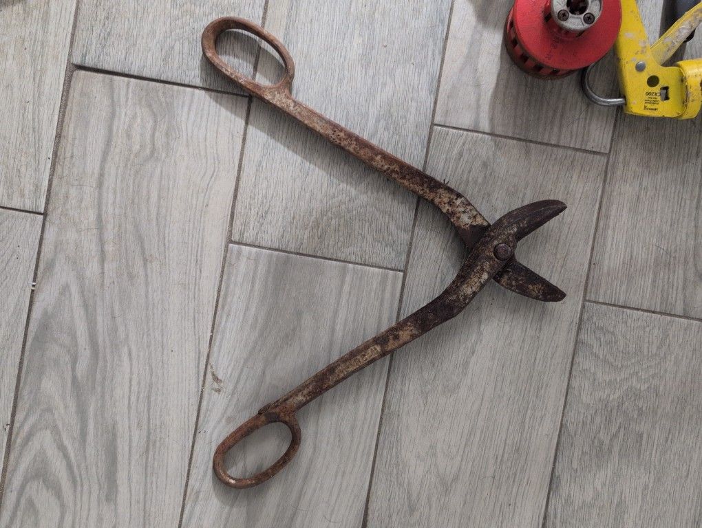 Antique Garden Iron Shears Scissors 19 Century Bulgaria