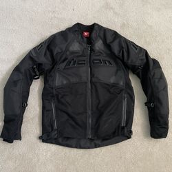 Icon Contra 2 Jacket [Stealth Black] SIZE M (PRICE IN DESCRIPTION)