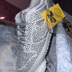 Nike x CPFM Cactus Plant Flea Market x Swarovski Dunk Low Platinum White 