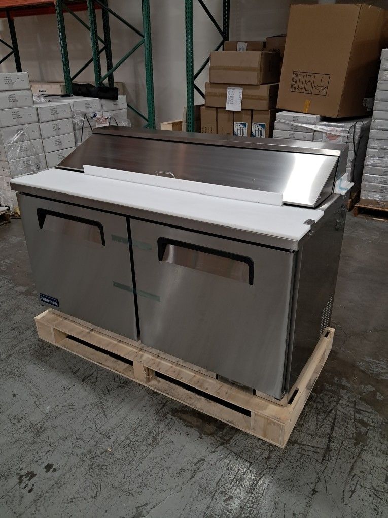 48" Refrigerator Prep Table Español NSF New Warranty