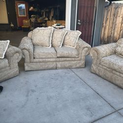 Sofa Set 3 Piece  Solid Furniture