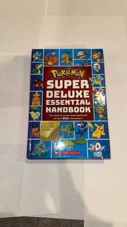 $10 Hard Cover Super Delixe Pomemon Handbook