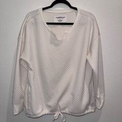 The Sweatshirt Project Quilted Pullover Size L