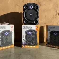 8 Inch Portable Rechargeable Bluetooth Speaker New $55