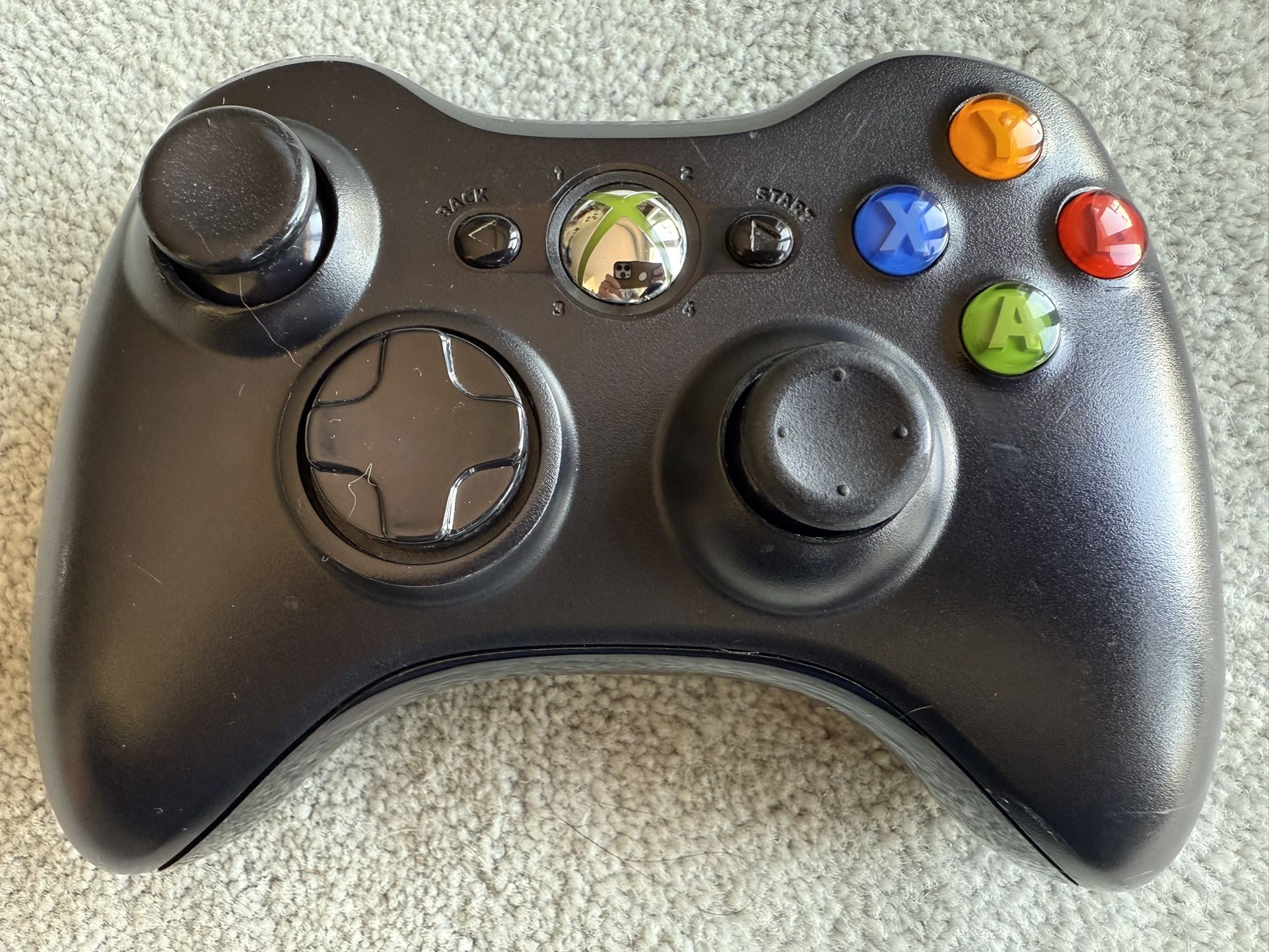 ***NO TRADES!!!*** black Xbox 360 controller ***NO TRADES!!!***
