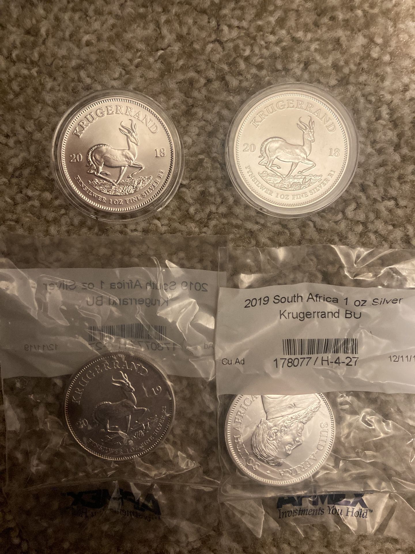  1oz Silver Krugerrands