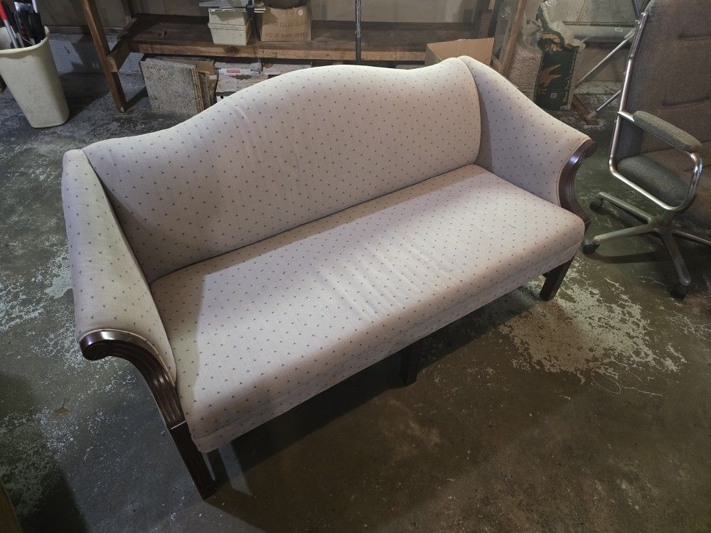 Wood Couch (Office Reception, Home)