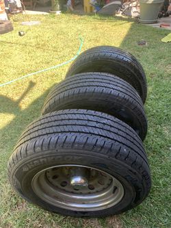 Tires 235/ 75/ T16 Rims Included