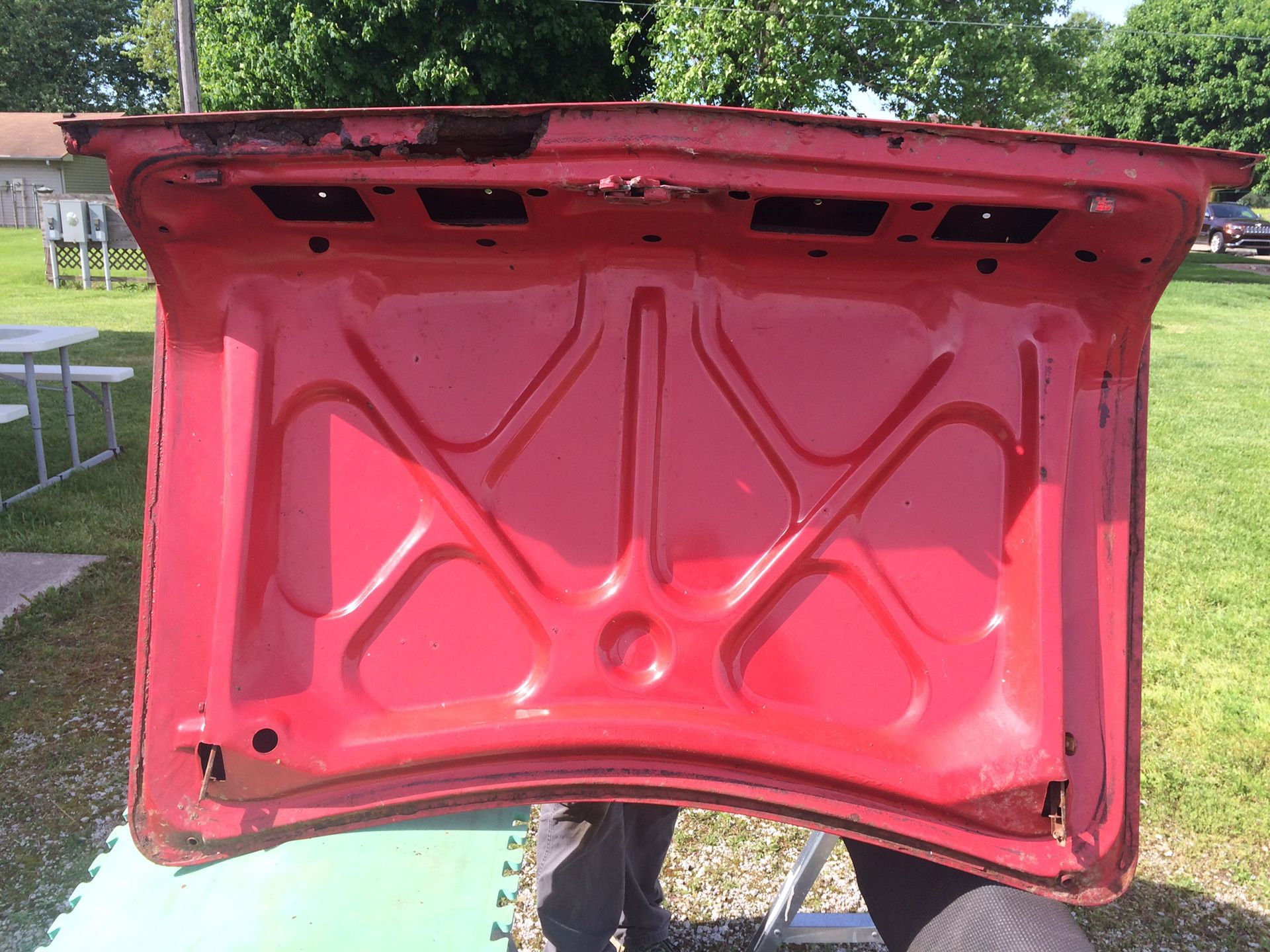 1968 only road runner Belvedere trunk deck lid